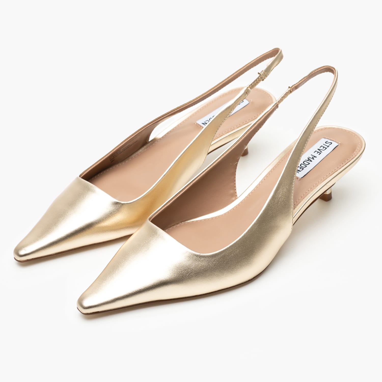 Γυναικείες Γόβες & Peeptoes Χαμηλές Kari Χρυσό ECOleather Steve Madden Γυναικείες Γόβες & Peeptoes Χαμηλές Kari Χρυσό ECOleather Steve Madden