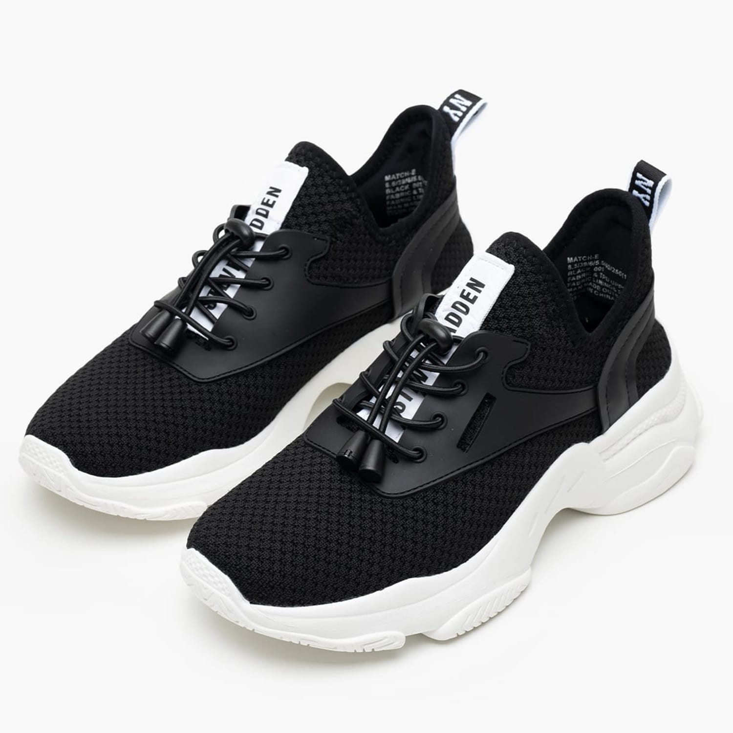 Γυναικεία Παπούτσια Casual Match.E Μαύρο ECOleather-Ύφασμα Steve Madden Γυναικεία Παπούτσια Casual Match.E Μαύρο ECOleather-Ύφασμα Steve Madden