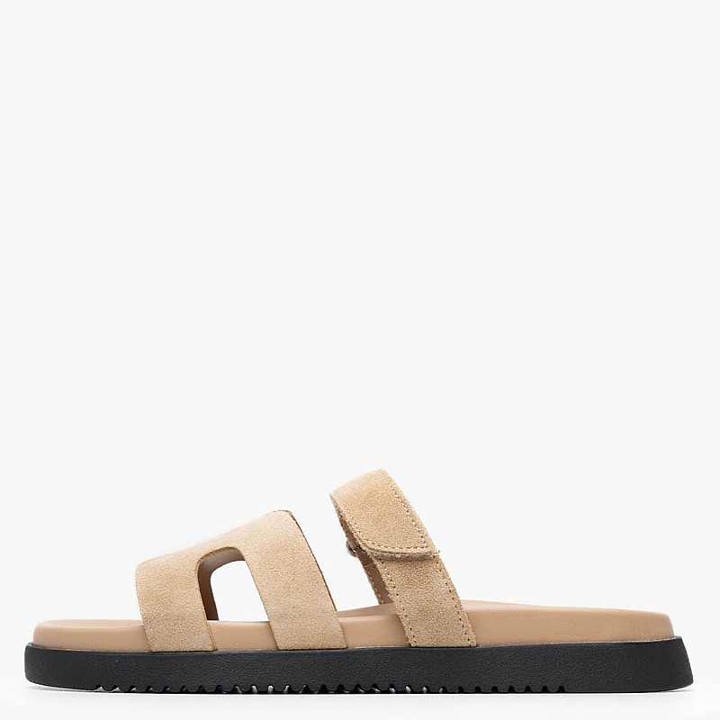 Women Flats Missile Beige Buckskin Steve Madden