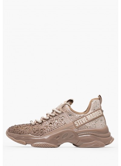 Γυναικεία Παπούτσια Casual Mistica Μπεζ Ύφασμα Steve Madden