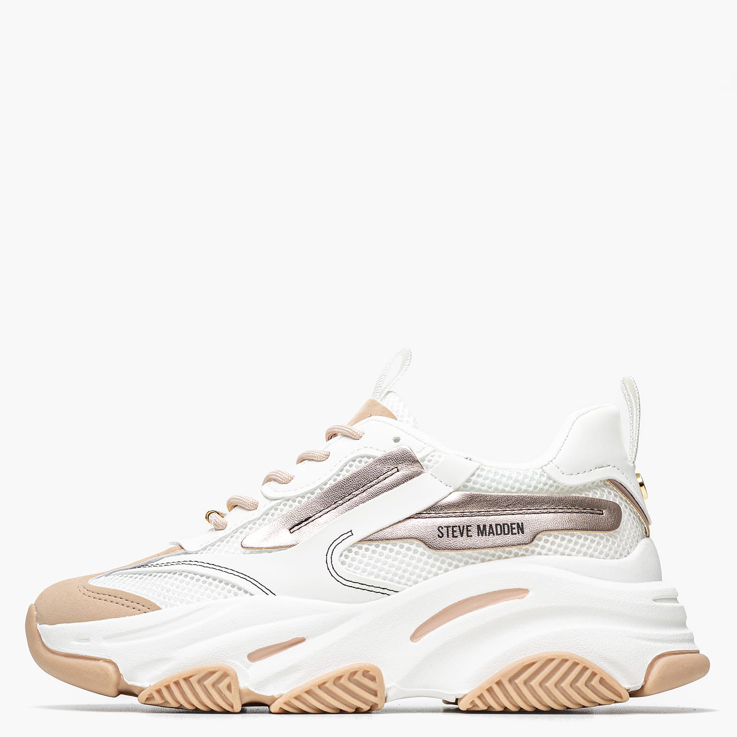 Γυναικεία Παπούτσια Casual Possession.Egld Μπεζ ECOleather-Ύφασμα Steve Madden