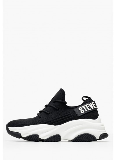 Γυναικεία Παπούτσια Casual Protege Μαύρο Ύφασμα Steve Madden
