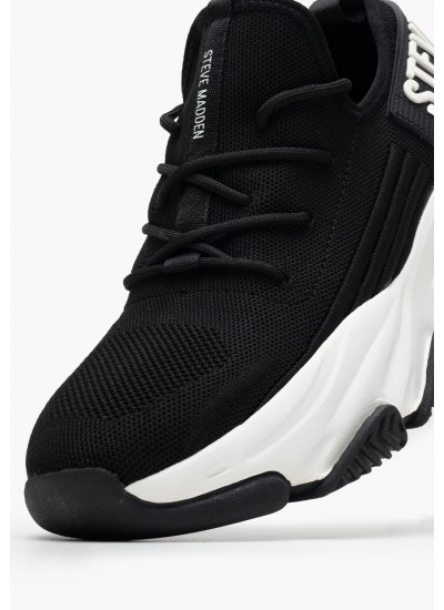 Γυναικεία Παπούτσια Casual Protege Μαύρο Ύφασμα Steve Madden