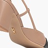 Γυναικείες Γόβες & Peeptoes Χαμηλές Zeina Πούρο Δέρμα Steve Madden Γόβες & Slingbacks Χαμηλές Steve Madden Zeina-Taupe