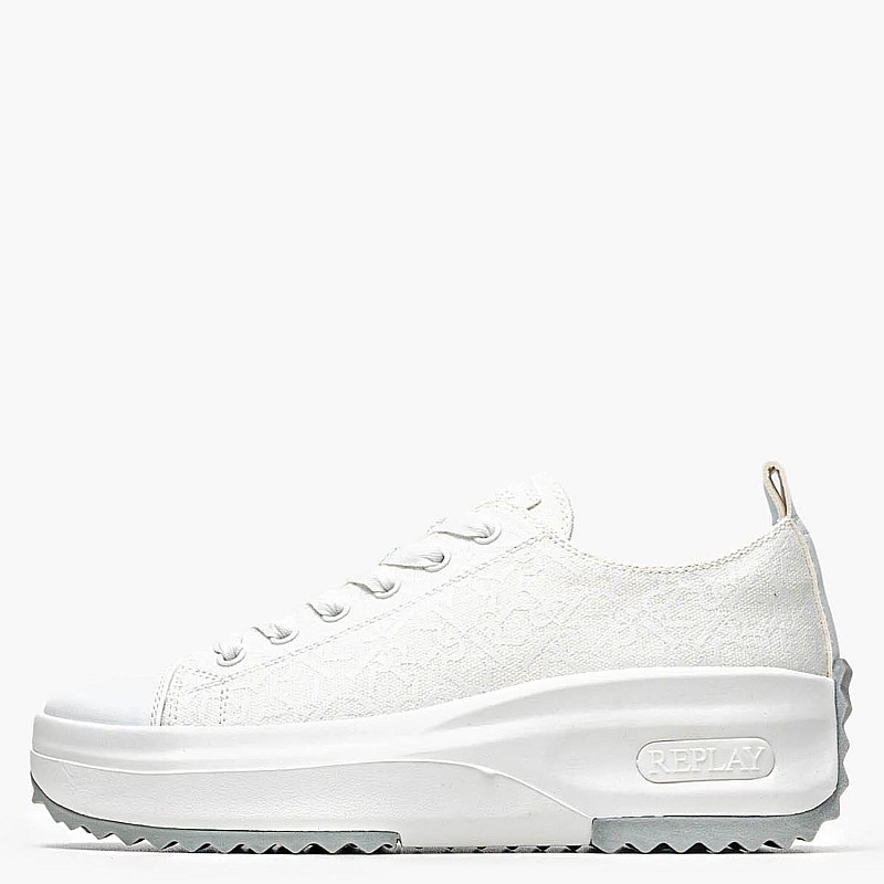 Γυναικεία Παπούτσια Casual Acqua2.All Άσπρο ECOleather-Ύφασμα Replay