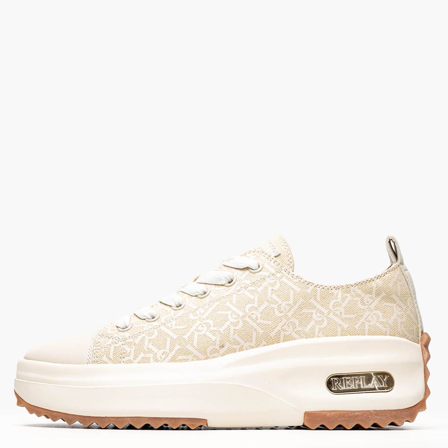 Γυναικεία Παπούτσια Casual Acqua2.All Μπεζ ECOleather-Ύφασμα Replay