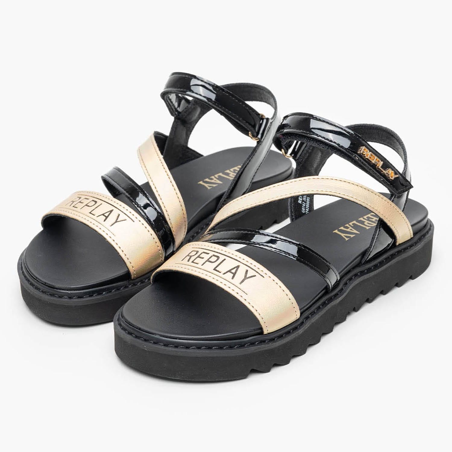Παιδικές Σαγιονάρες & Πέδιλα Alicante.Jr6 Μαύρο ECOleather Replay Παιδικές Σαγιονάρες & Πέδιλα Alicante.Jr6 Μαύρο ECOleather Replay