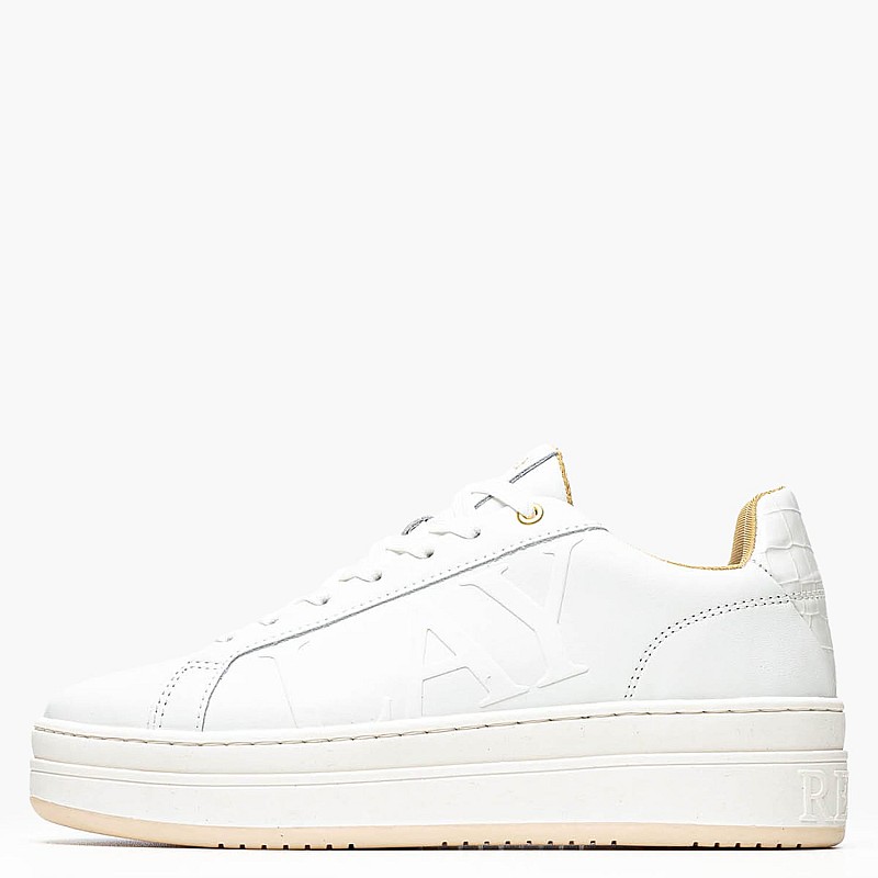 Women Casual Shoes Camden.Look White ECOleather Replay