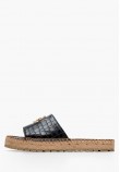Γυναικεία Flats Collie.Cocco Μαύρο ECOleather Replay