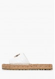 Women Flats Collie.Cocco White ECOleather Replay