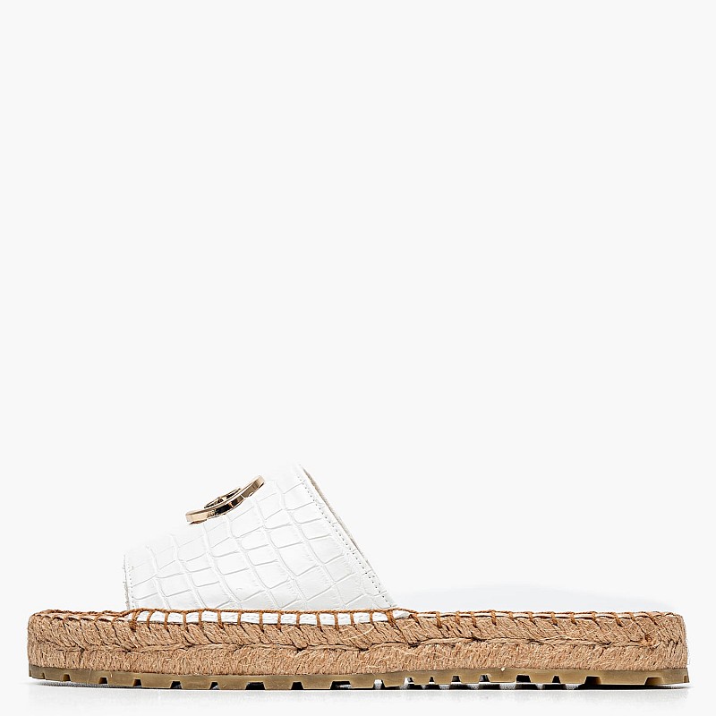 Γυναικεία Flats Collie.Cocco Άσπρο ECOleather Replay