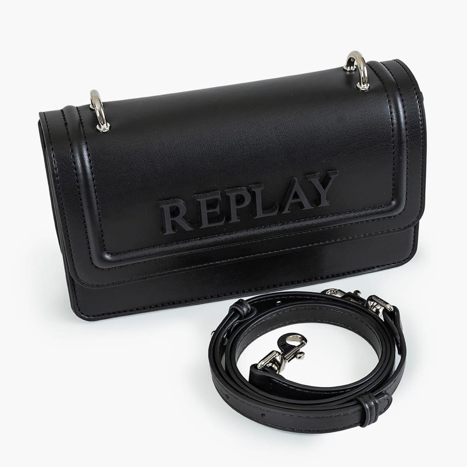 Γυναικείες Τσάντες FW3002 Μαύρο ECOleather Replay Γυναικείες Τσάντες FW3002 Μαύρο ECOleather Replay