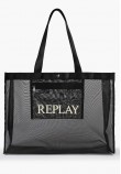 Γυναικείες Τσάντες FW3727 Μαύρο Ύφασμα Replay