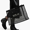 Γυναικείες Τσάντες FW3727 Μαύρο Ύφασμα Replay Γυναικείες Τσάντες FW3727 Μαύρο Ύφασμα Replay