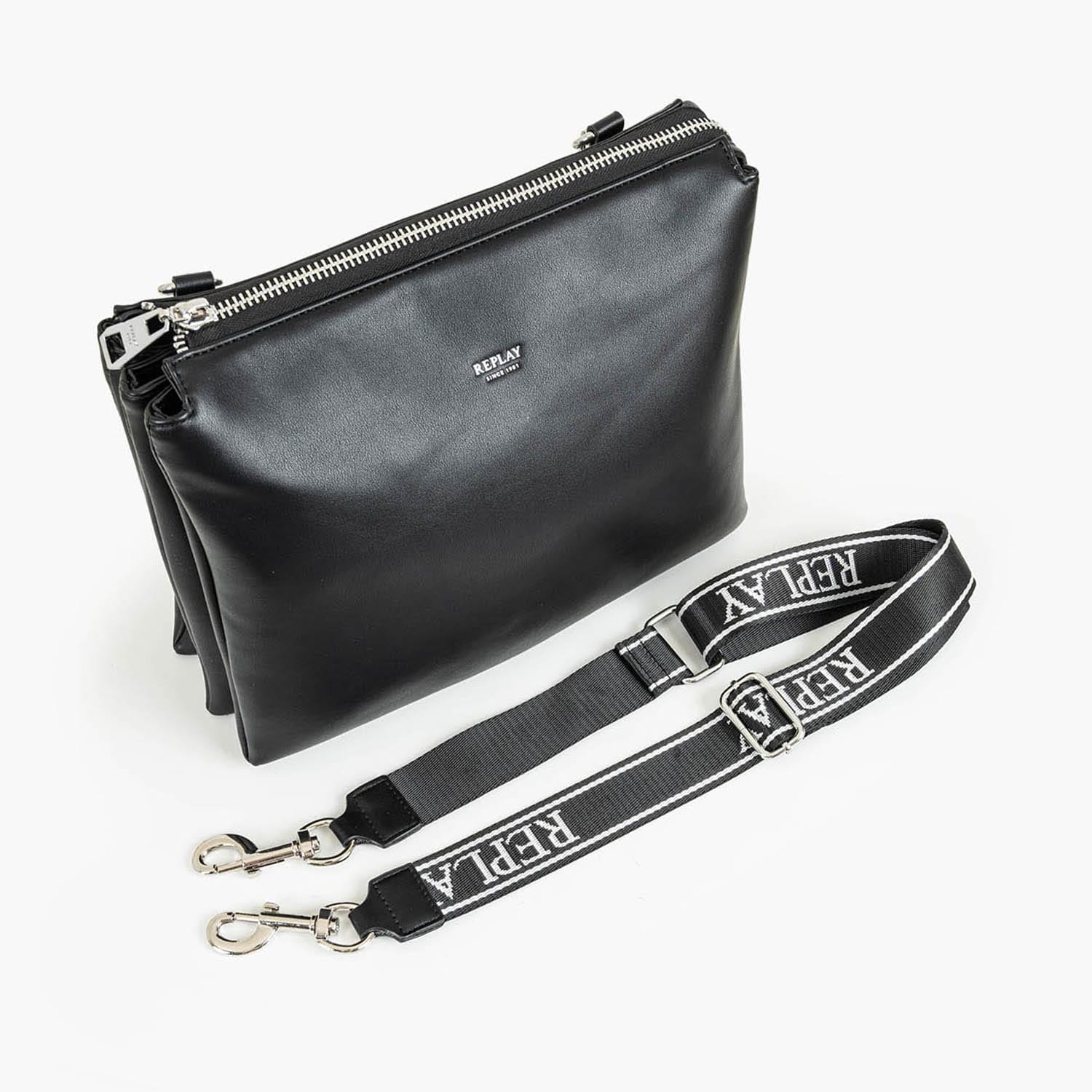 Γυναικείες Τσάντες FW3739 Μαύρο ECOleather Replay Γυναικείες Τσάντες FW3739 Μαύρο ECOleather Replay