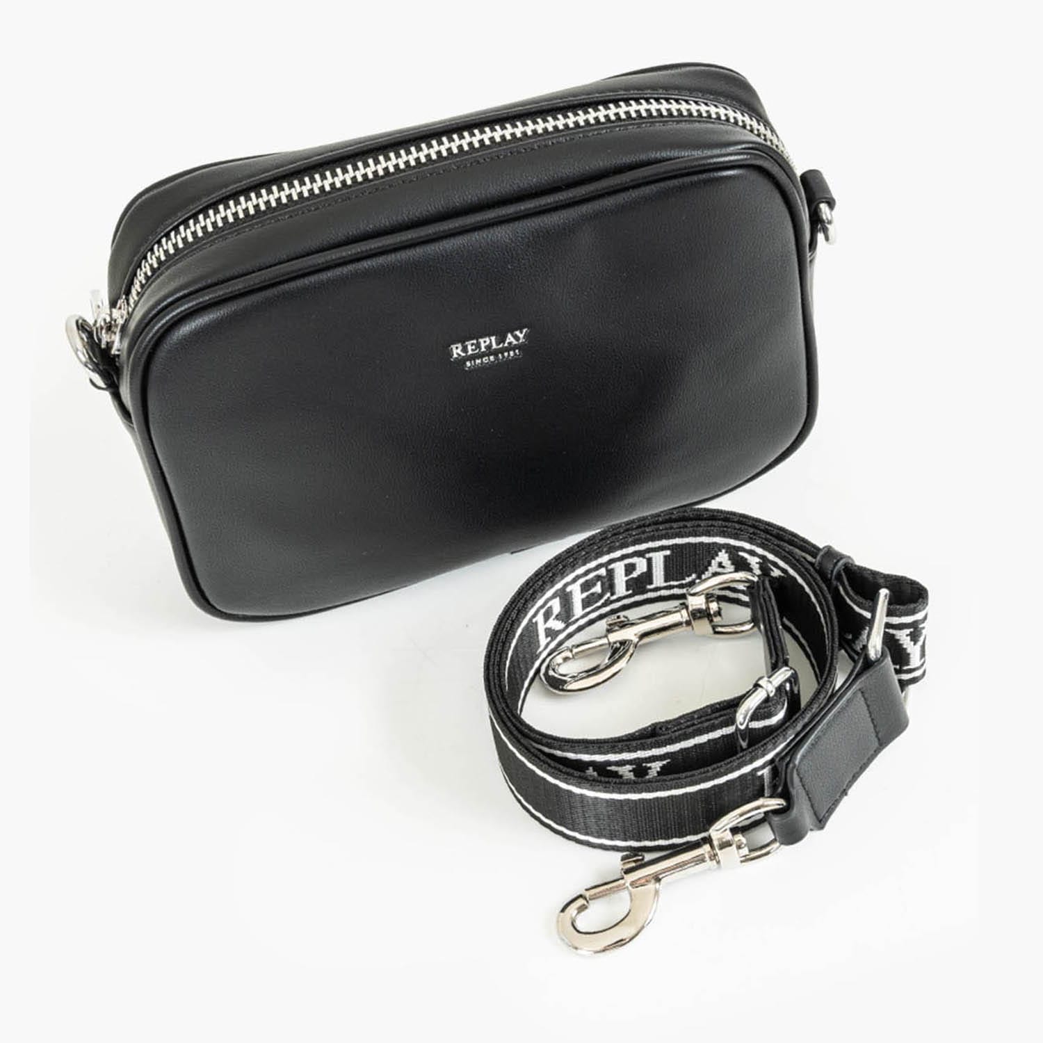 Γυναικείες Τσάντες FW3741 Μαύρο ECOleather Replay Γυναικείες Τσάντες FW3741 Μαύρο ECOleather Replay