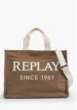 Women Bags FW3758 Taupe Fabric Replay