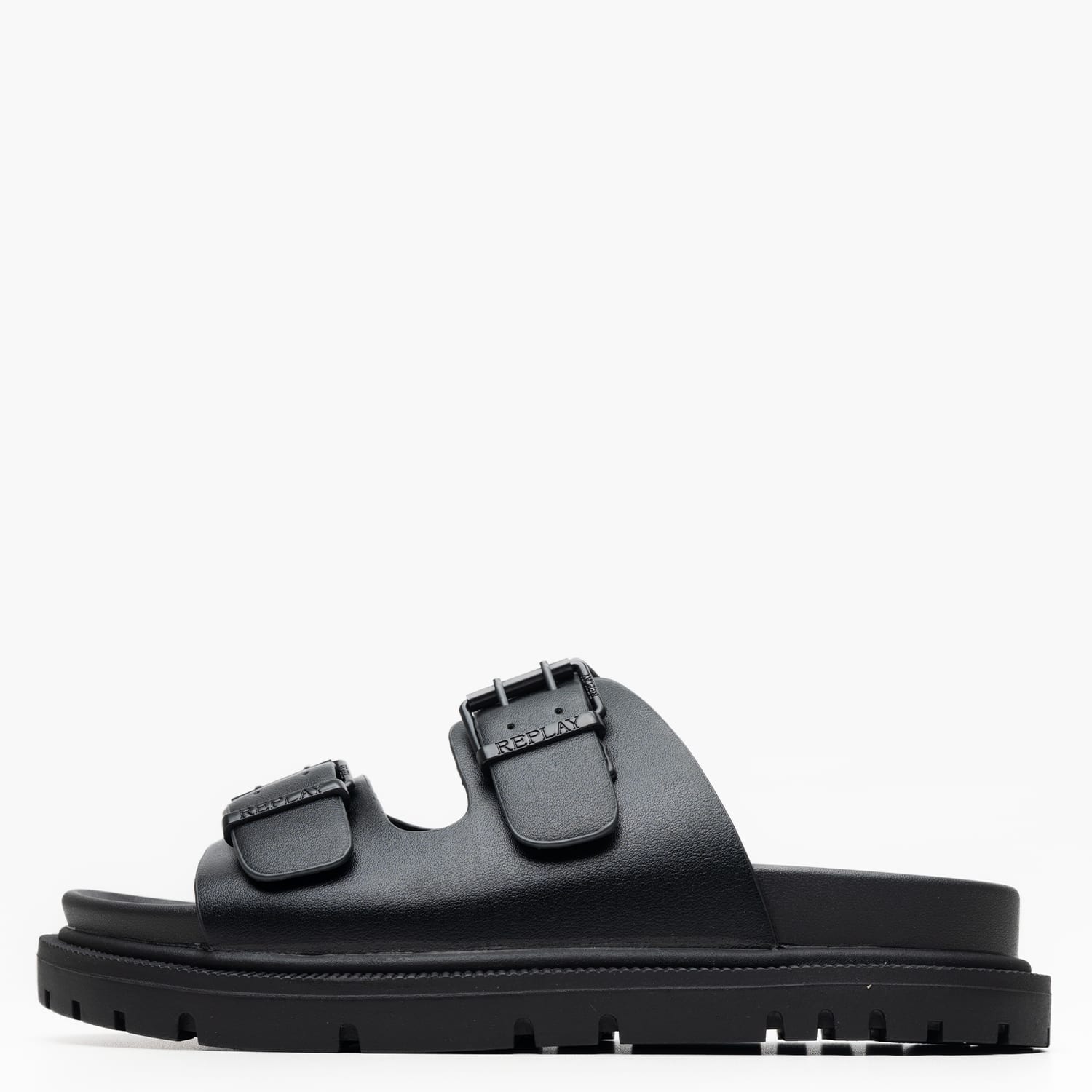 Γυναικεία Flats Jade.Colour Μαύρο ECOleather Replay
