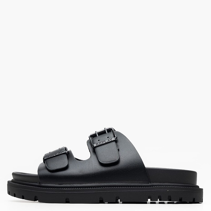 Γυναικεία Flats Jade.Colour Μαύρο ECOleather Replay