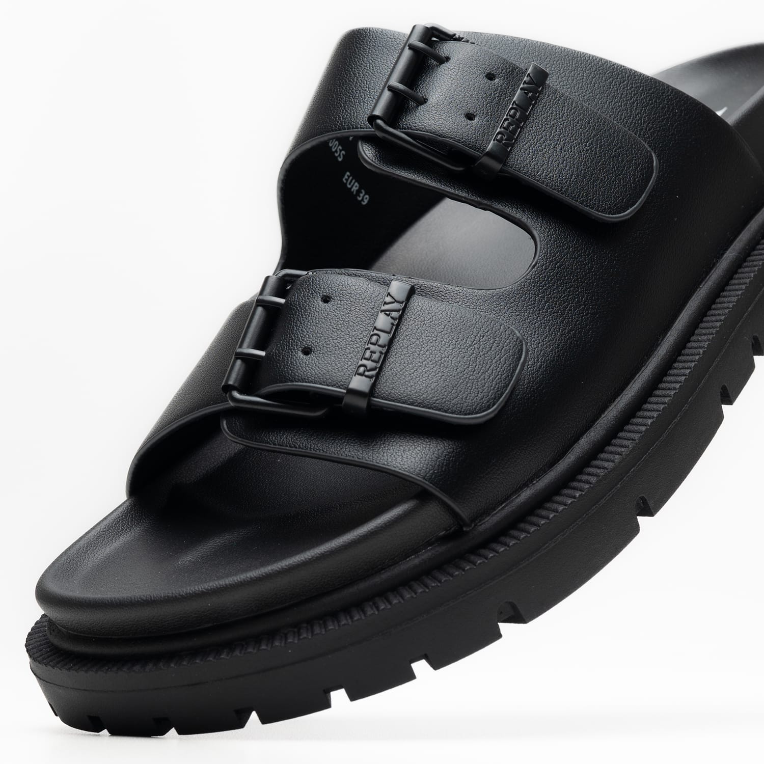 Γυναικεία Flats Jade.Colour Μαύρο ECOleather Replay