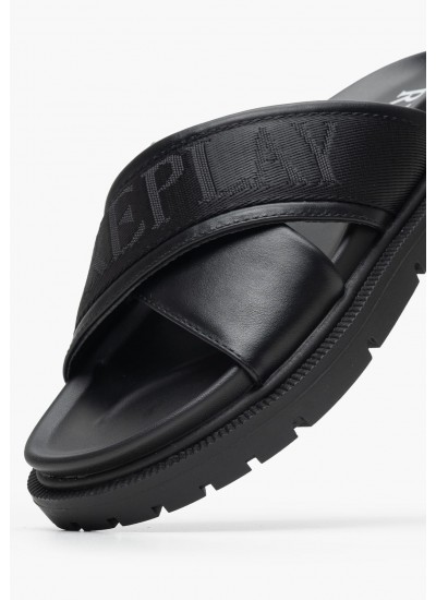 Γυναικεία Μποτάκια Foxing.Leatherboot Μαύρο Δέρμα Tommy Hilfiger