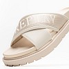 Women Flats Jade.Cross Beige ECOleather-Fabric Replay Women Flats Jade.Cross Beige ECOleather-Fabric Replay