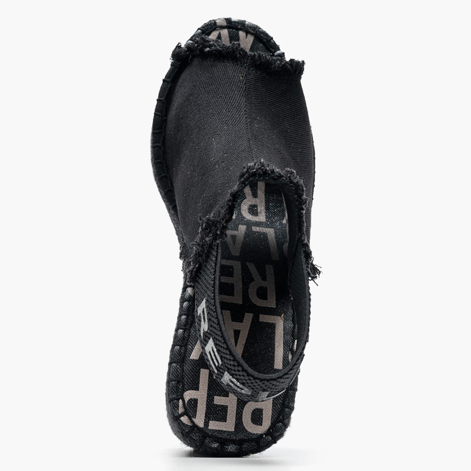 Women Platforms High Jess.Denim Black Fabric Replay Women Platforms High Jess.Denim Black Fabric Replay