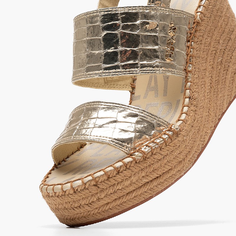Women Platforms High Jess.Double Gold ECOleather Replay