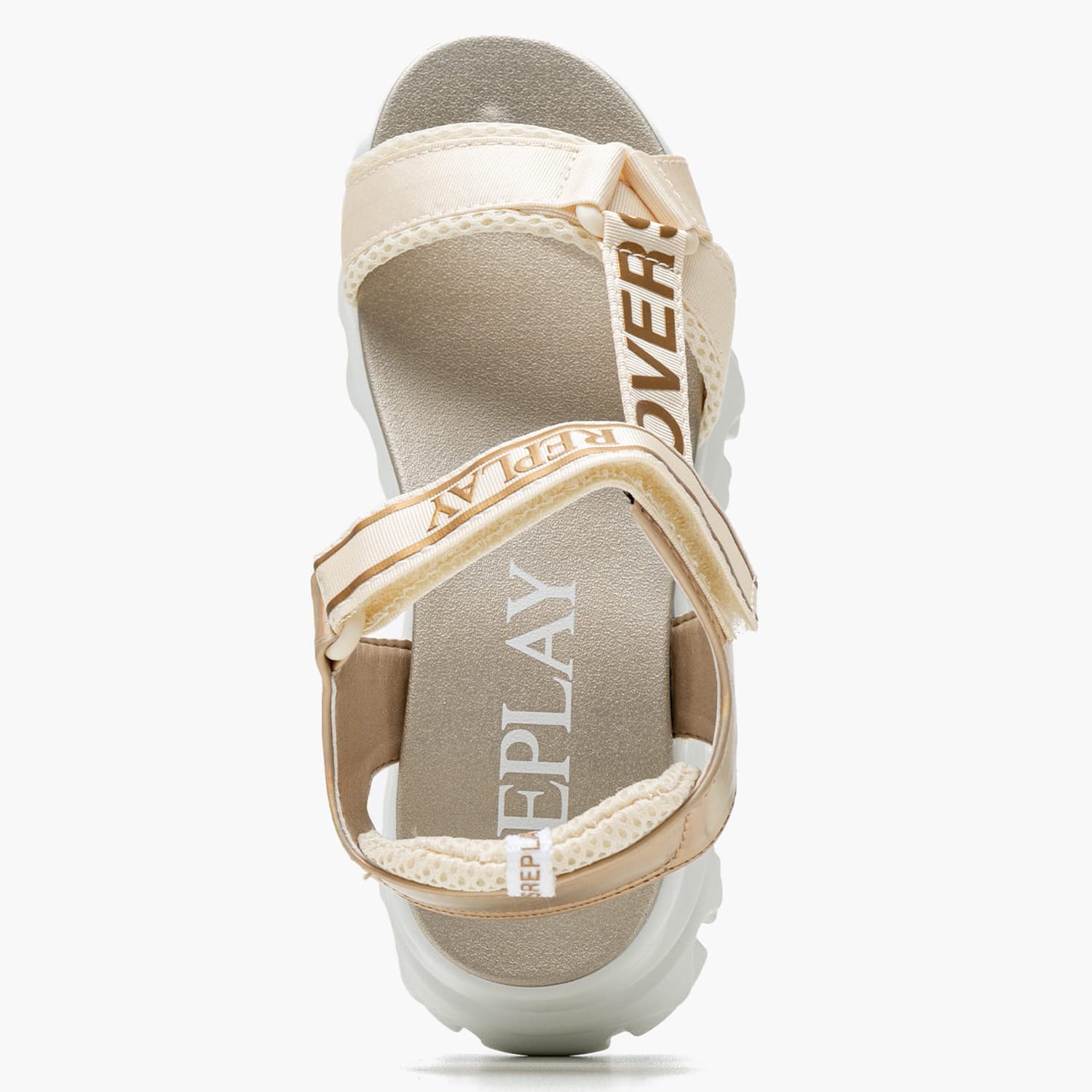 Kids Flip Flops & Sandals Juyce.Jr1 Gold Fabric Replay Kids Flip Flops & Sandals Juyce.Jr1 Gold Fabric Replay