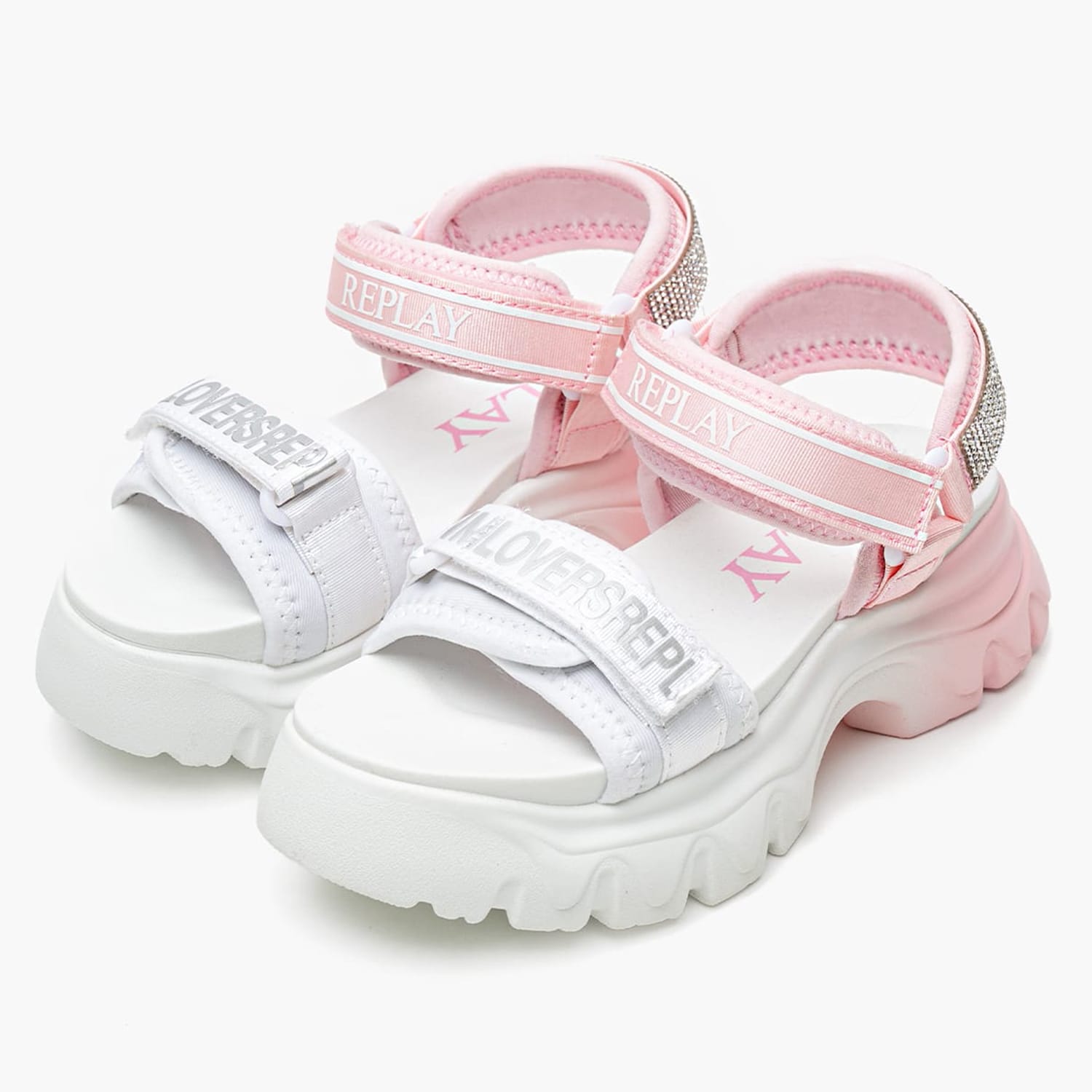Kids Flip Flops & Sandals Juyce.Jr3 White Fabric Replay Kids Flip Flops & Sandals Juyce.Jr3 White Fabric Replay