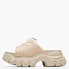Women Mules Juyce.Slide Taupe Fabric Replay Women Mules Juyce.Slide Taupe Fabric Replay