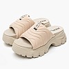 Women Mules Juyce.Slide Taupe Fabric Replay Women Mules Juyce.Slide Taupe Fabric Replay