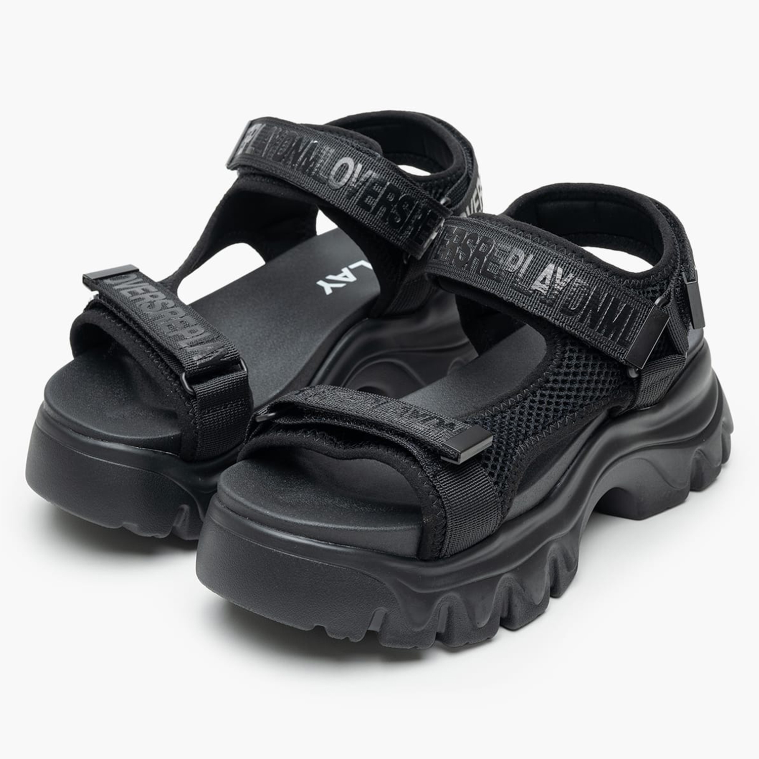 Women Sandals Juyce.Sporty Black Fabric Replay Women Sandals Juyce.Sporty Black Fabric Replay