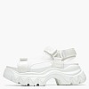 Women Sandals Juyce.Sporty White Fabric Replay Women Sandals Juyce.Sporty White Fabric Replay