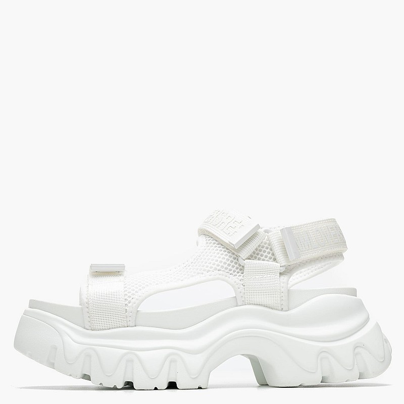 Women Sandals Juyce.Sporty White Fabric Replay