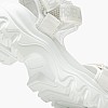 Women Sandals Juyce.Sporty White Fabric Replay Women Sandals Juyce.Sporty White Fabric Replay