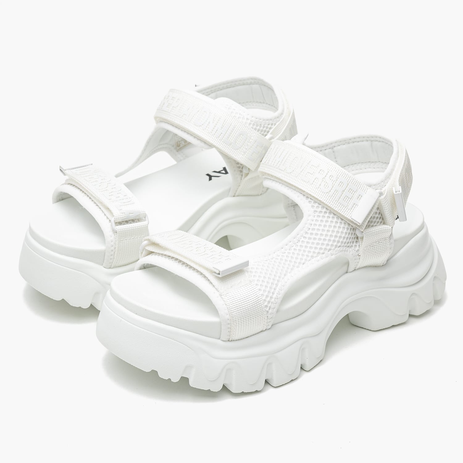 Women Sandals Juyce.Sporty White Fabric Replay Women Sandals Juyce.Sporty White Fabric Replay