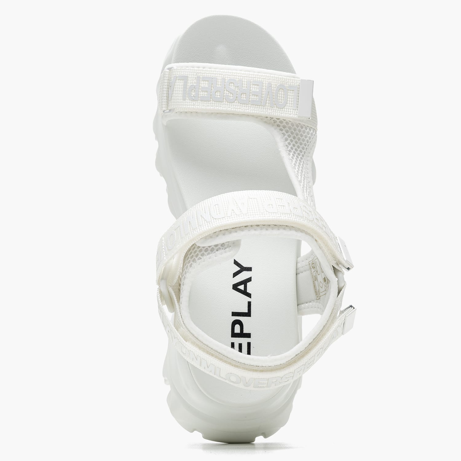Women Sandals Juyce.Sporty White Fabric Replay Women Sandals Juyce.Sporty White Fabric Replay
