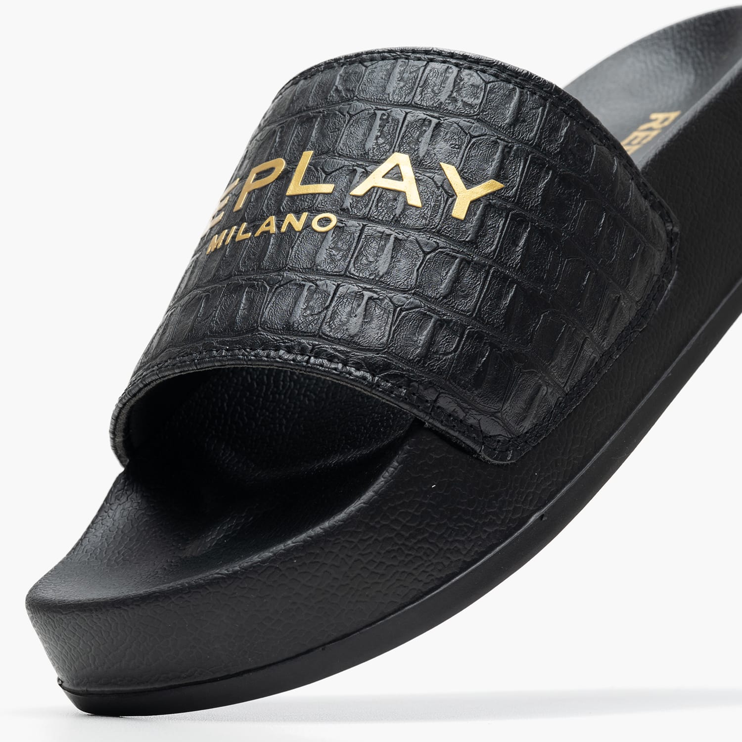 Γυναικείες Σαγιονάρες & Πέδιλα Lotty.Cocco2 Μαύρο ECOleather Replay