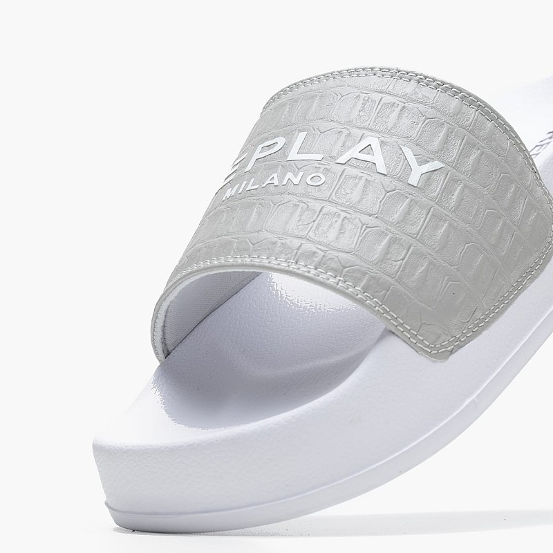 Women Flip Flops & Sandals Lotty.Cocco2 White ECOleather Replay