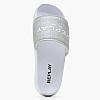Women Flip Flops & Sandals Lotty.Cocco2 White ECOleather Replay Women Flip Flops & Sandals Lotty.Cocco2 White ECOleather Replay