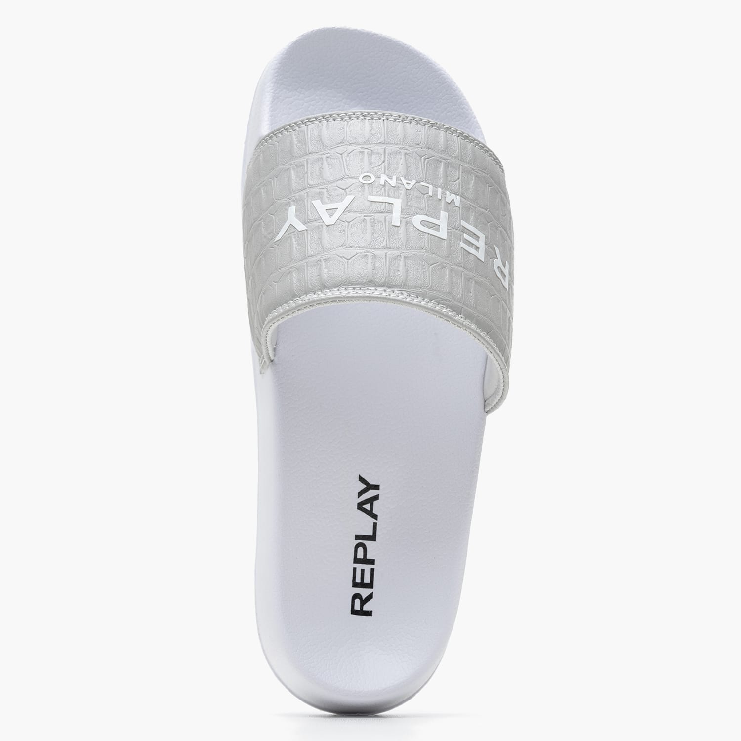 Women Flip Flops & Sandals Lotty.Cocco2 White ECOleather Replay Women Flip Flops & Sandals Lotty.Cocco2 White ECOleather Replay