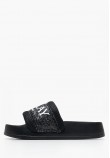 Γυναικείες Σαγιονάρες & Πέδιλα Lotty.Mixed Μαύρο ECOleather-Ύφασμα Replay