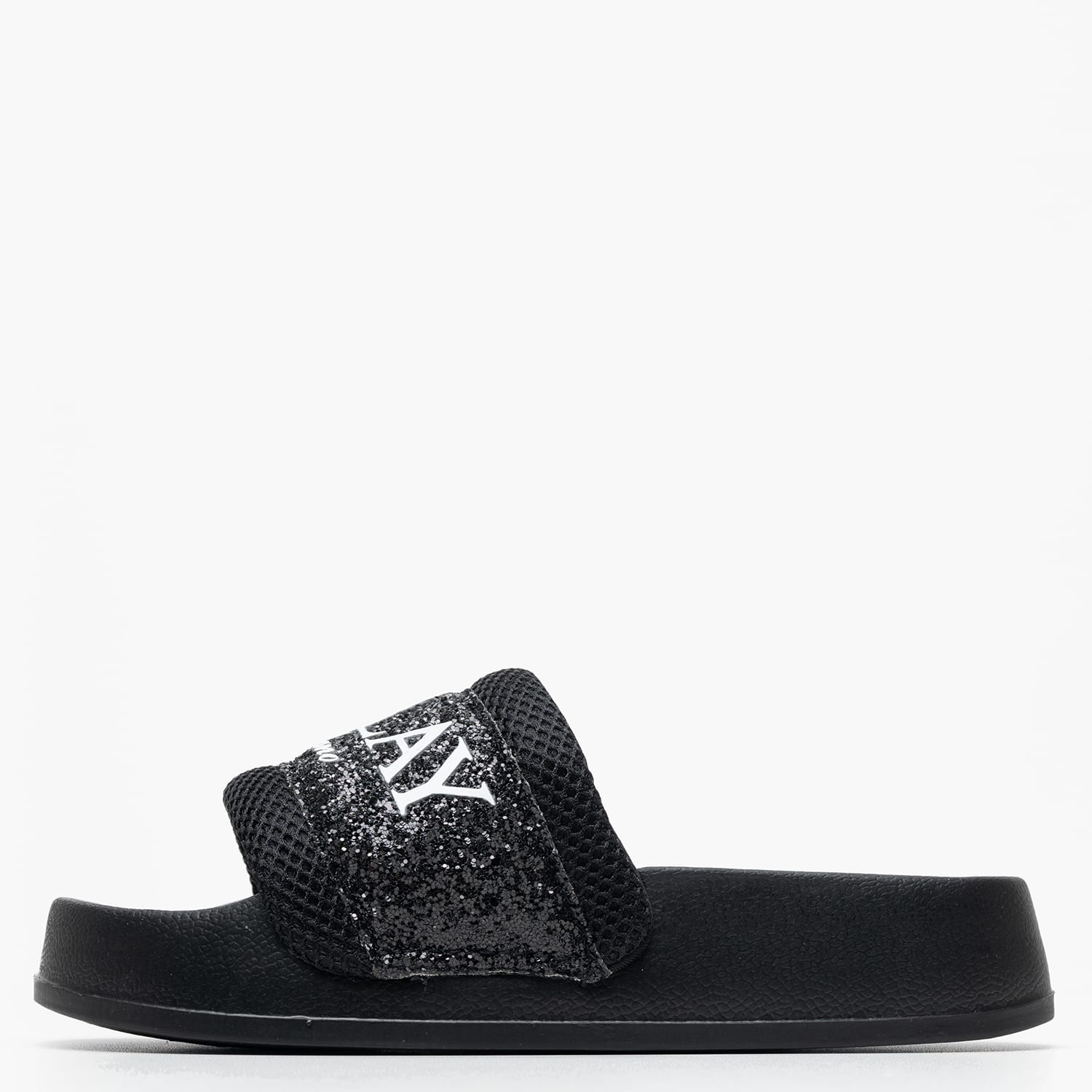 Γυναικείες Σαγιονάρες & Πέδιλα Lotty.Mixed Μαύρο ECOleather-Ύφασμα Replay