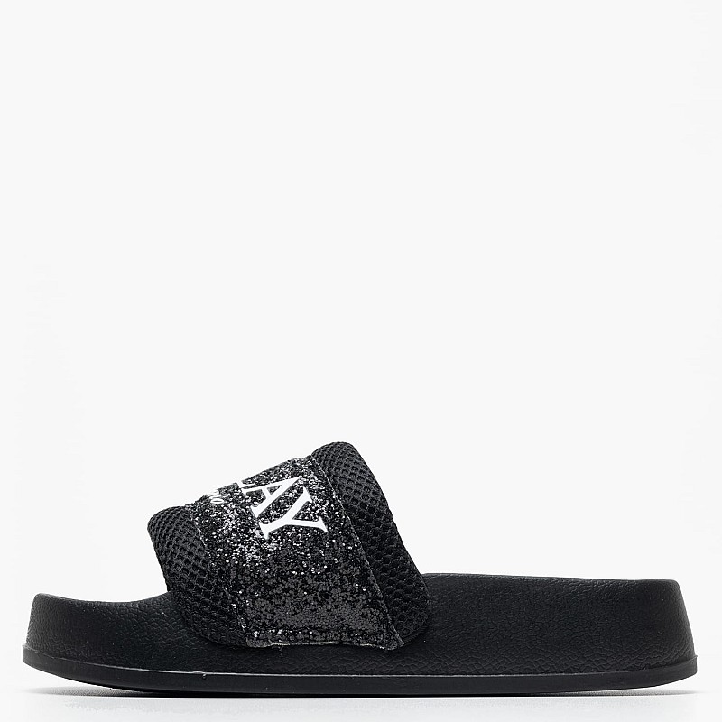 Γυναικείες Σαγιονάρες & Πέδιλα Lotty.Mixed Μαύρο ECOleather-Ύφασμα Replay