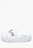 Γυναικείες Σαγιονάρες & Πέδιλα Lotty.Mixed Άσπρο ECOleather-Ύφασμα Replay