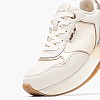 Women Casual Shoes Mennet.Allover Beige ECOleather-Fabric Replay Women Casual Shoes Mennet.Allover Beige ECOleather-Fabric Replay