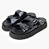 Γυναικεία Flats Muddy.Cocco Μαύρο ECOleather Replay