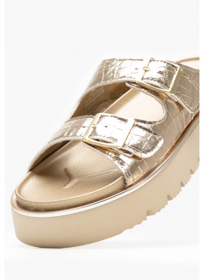 Γυναικεία Flats Arizona.Bfbc Γκρι ECOleather Birkenstock