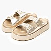 Γυναικεία Flats Muddy.Cocco Χρυσό ECOleather Replay Γυναικεία Flats Muddy.Cocco Χρυσό ECOleather Replay